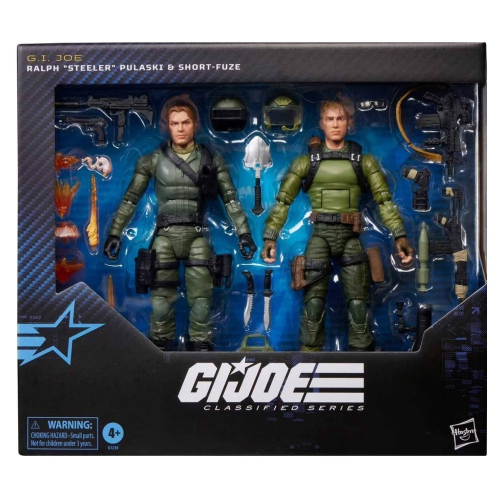 GI‎ Joe Classified Series Ralph Steeler Pulaski & Short-Fuze 2-Pack Hasbro G1230